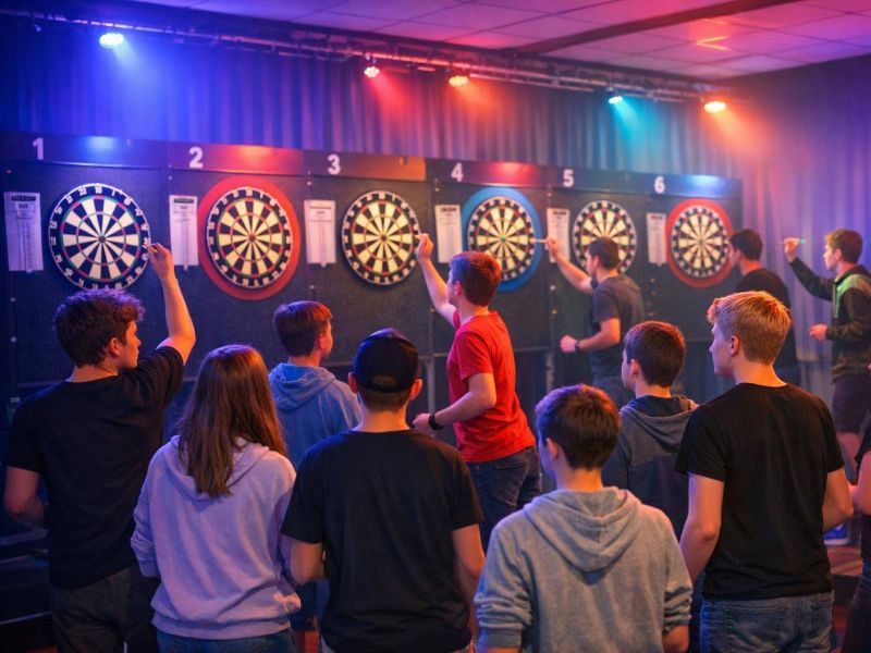 KI- Bild Dart Turnier