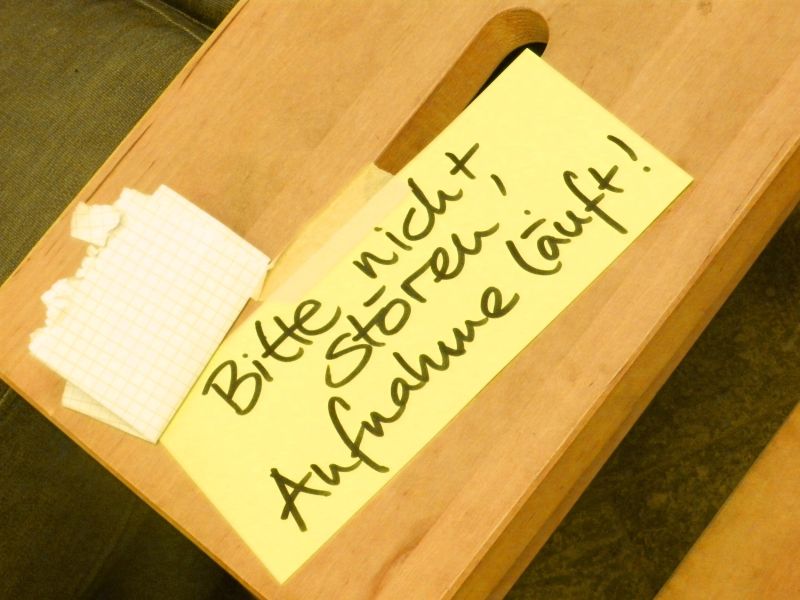 Aufnahme läuft