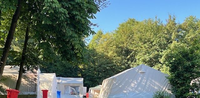 Zelte im Zeltlager Adlerhorst